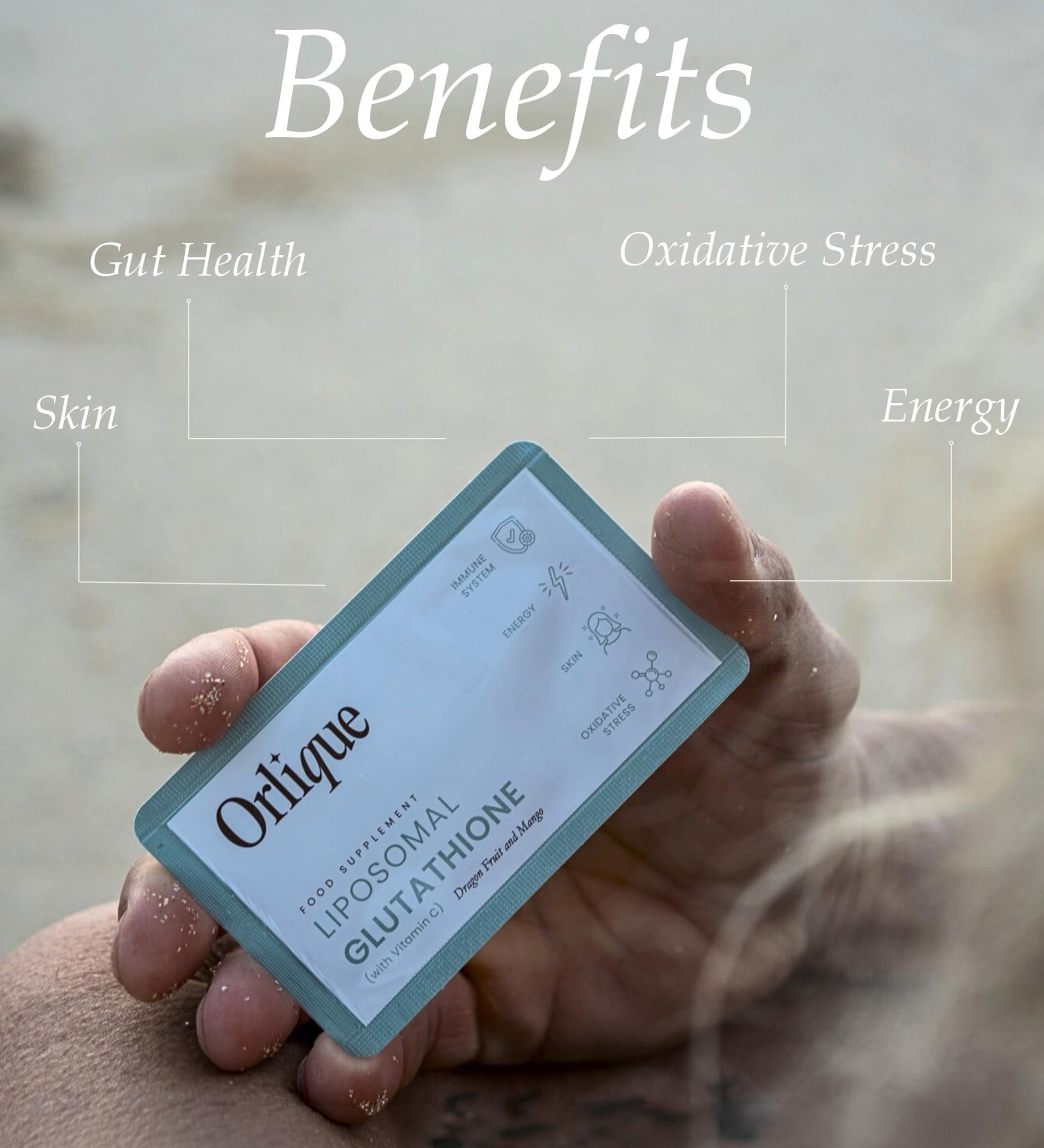 Haut- &amp; Zellschutz Liposomales Glutathion + Vitamin C | Orlique