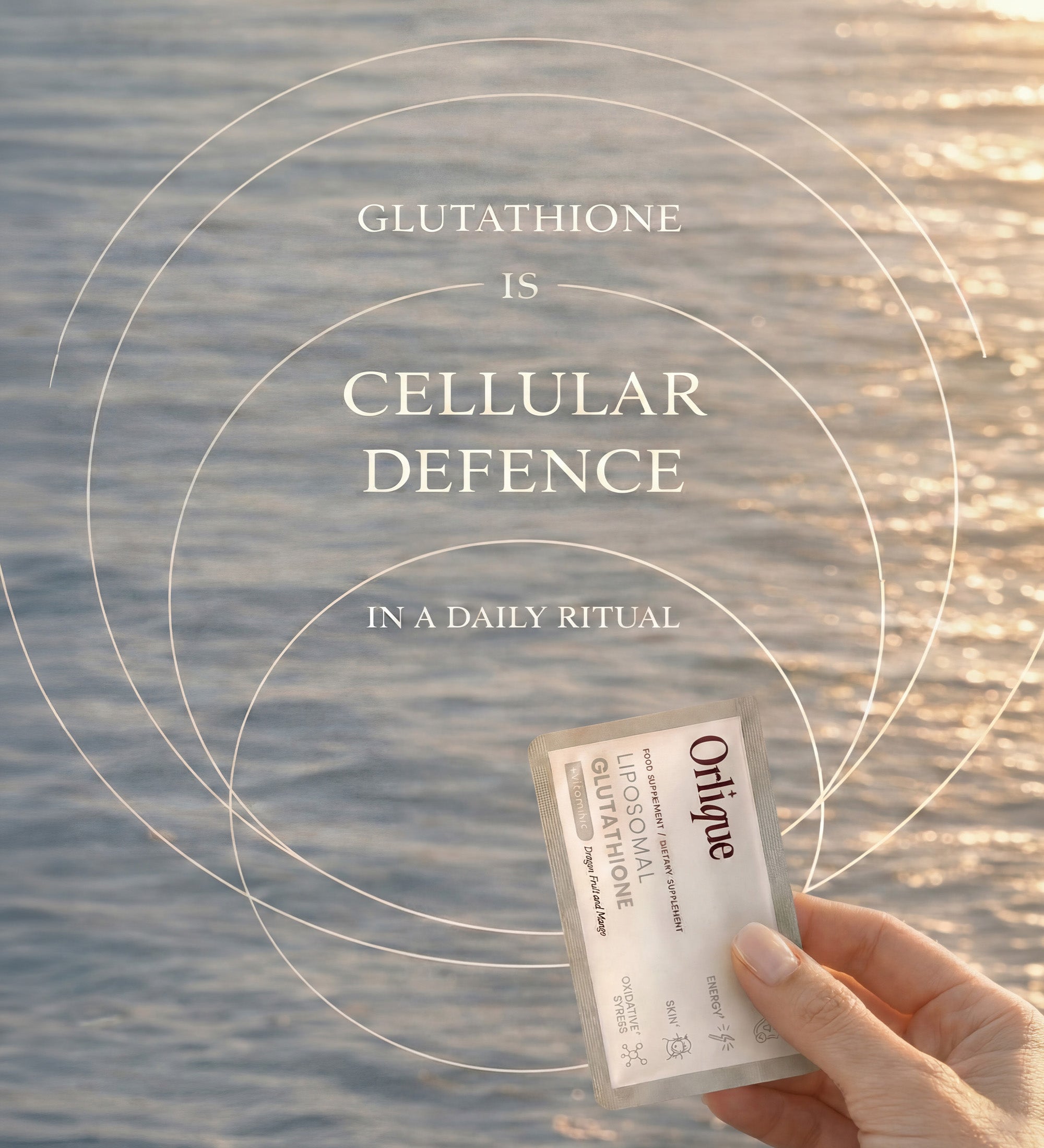 Haut- &amp; Zellschutz Liposomales Glutathion + Vitamin C | Orlique
