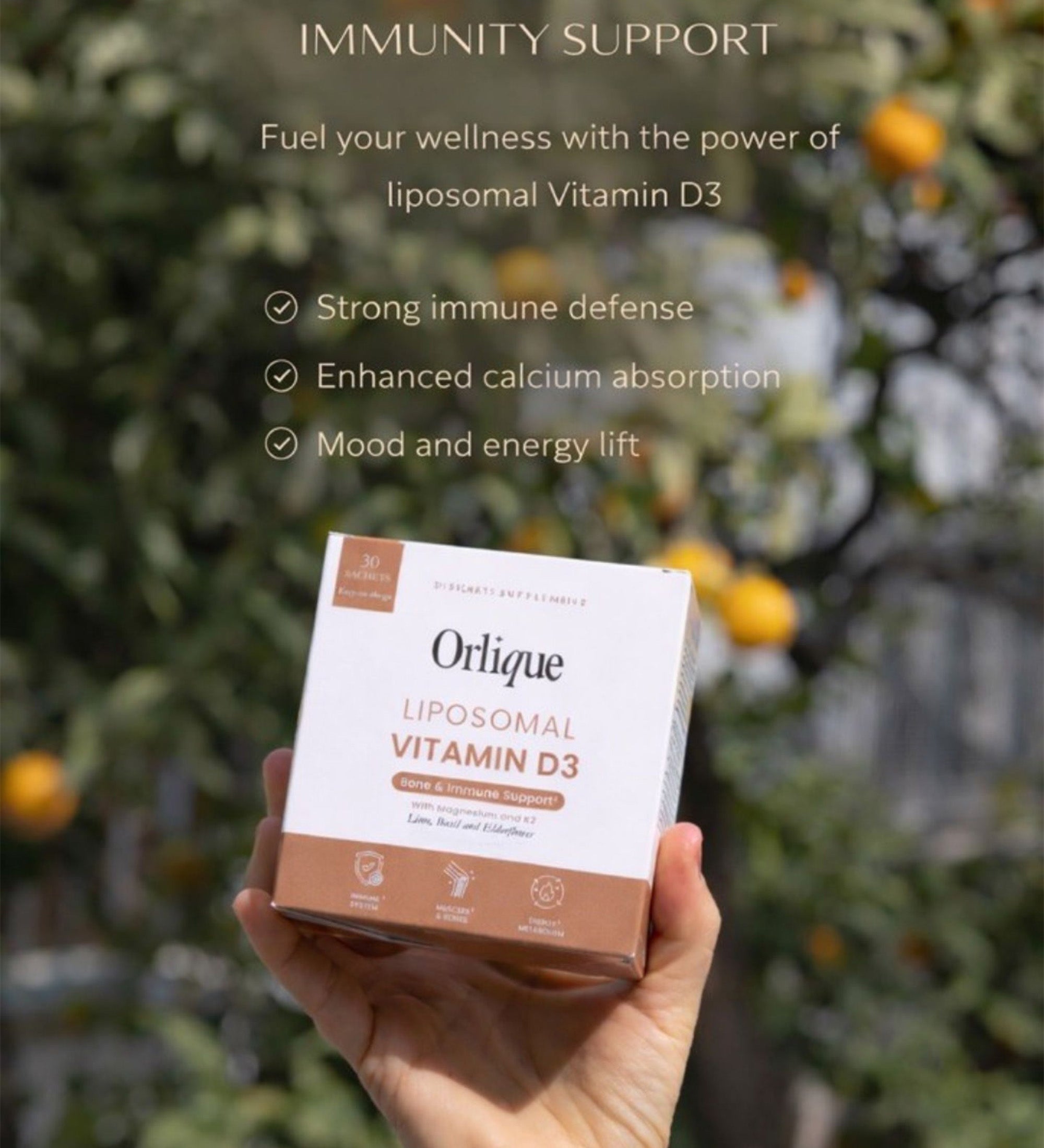Liposomalt Vitamin D3 med Magnesium og K2